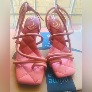 Sam Edelman Maven Heeled Sandal- Color: Canyon Clay